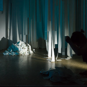 Schnee 2019 Köln Schnee – eine performative Installation, Atelier 205 in Köln